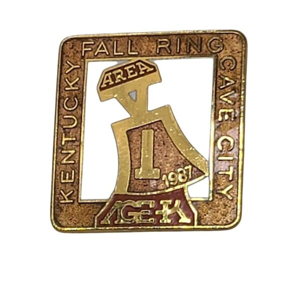 IGKA Other - 1987 Kentucky Fall Ring Area 1 Cave City IGKA Lapel Pin Vintage Collectible